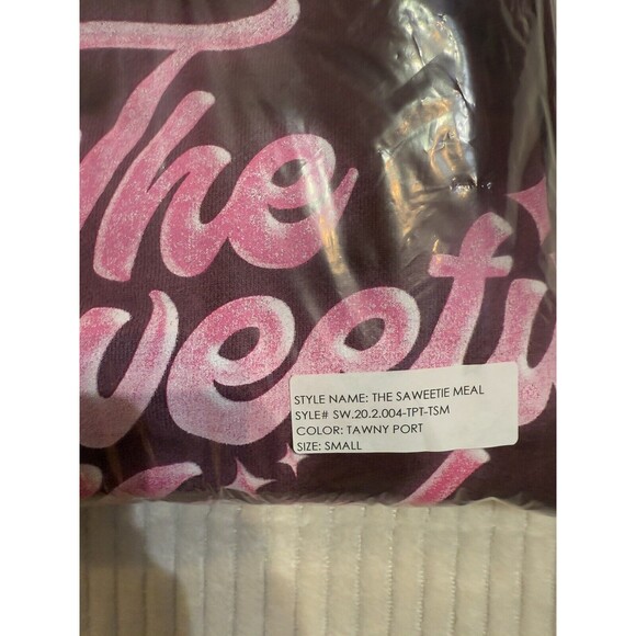 McDonald’s‎ X THE SAWEETIE MEAL TAWNY PORT S Crewneck Sweater Brand New Sealed - Picture 3 of 9